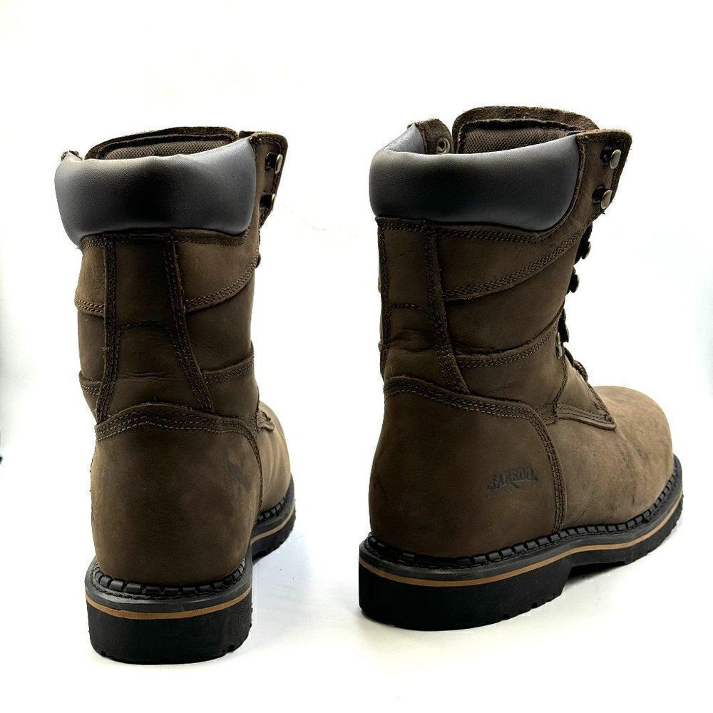 Laredo Chain-Steel Toe Safety Work Boots - Picture 6 of 14